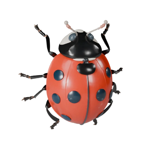 3D модель божьей коровки для Unity - Готовый игровой ассет, FBX | Бесплатно