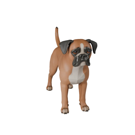 Высокополигональная 3D модель боксера - Детальный STL актив для печати