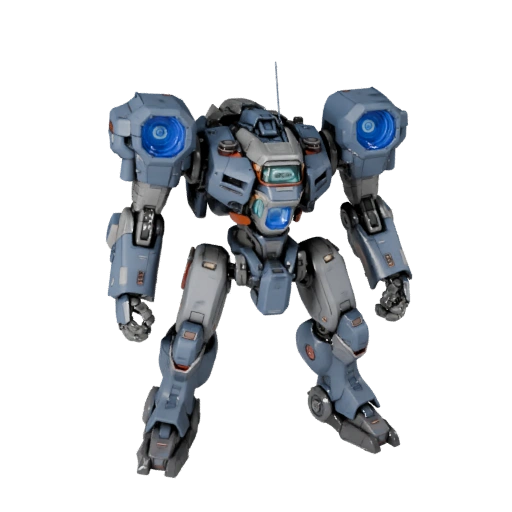 Механический транспортный шагоход 3D модель для Blender - Готов к рендерингу