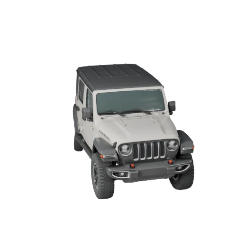 Высокополигональный внедорожник в стиле джип для студии