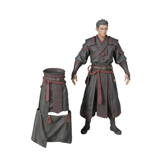 Фэнтезийный модель монаха - с ригом