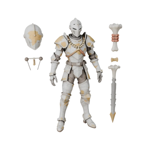 Аниме Рыцарь Модель Персонажа - с ригом