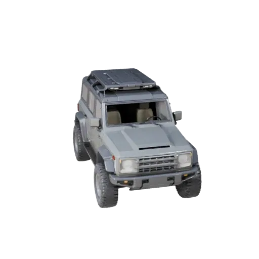 3D модель Hover Suv, вид в три четверти игрового окна, готовый к использованию в Unreal Engine транспортный актив с приподнят