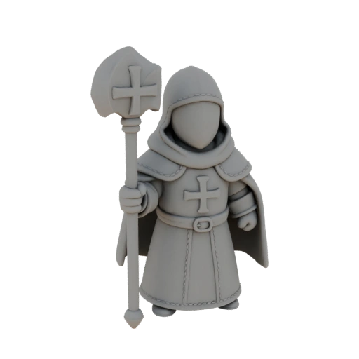 Средневековый миниатюра клирика STL - Страж