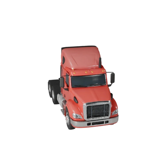 3D модель полуприцепа для Blender и игр - реалистичный PBR (Legacy)