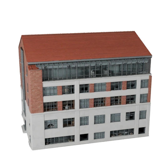 Eco Haus 3D Modell für Blender - Render-Asset für Architektur