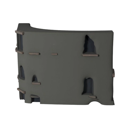 Ziegel Fassade 3D Modell für Unreal - Echtzeit-Asset für UE-Szenen