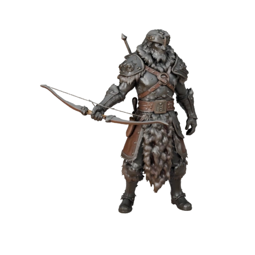 Фэнтези Командир БОСС Рейнджер Модель Персонажа - с ригом