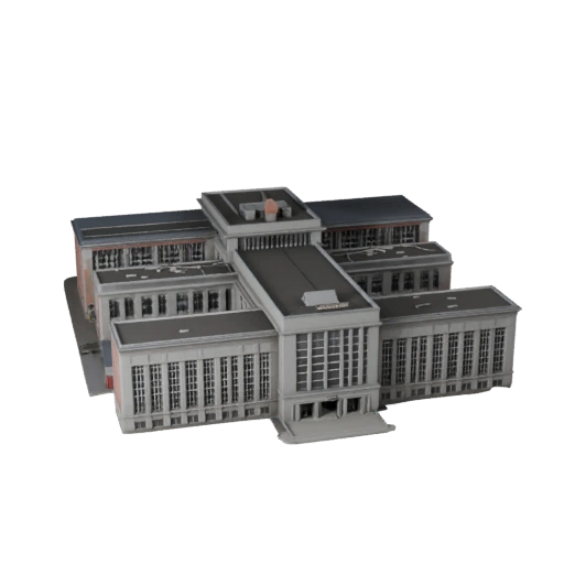 نموذج ثلاثي الأبعاد لمبنى متحف لـ Unreal - أصل في الوقت الفعلي