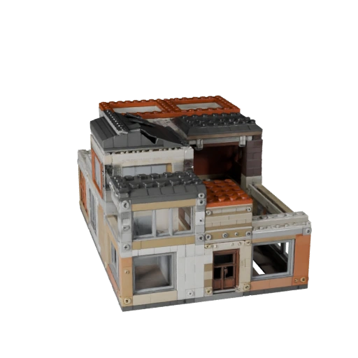 Printable Modular Village Kit STL 3D Model - Scale Asset