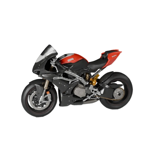 Готовый к игре спортбайк в стиле Ducati 3D модель для