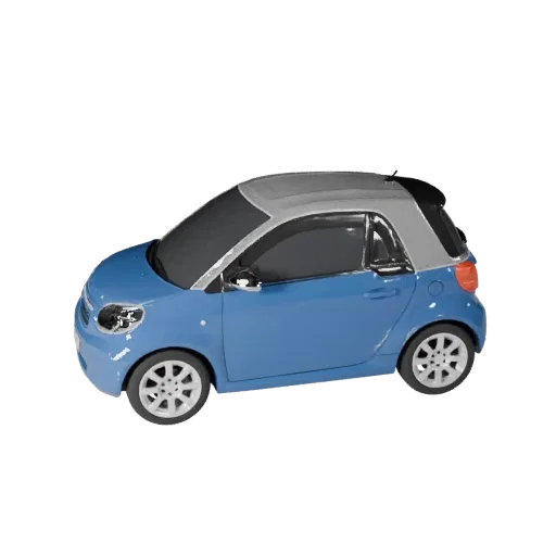 Готовый к игре компактный автомобиль 3D модель для игр в реальном времени - PBR