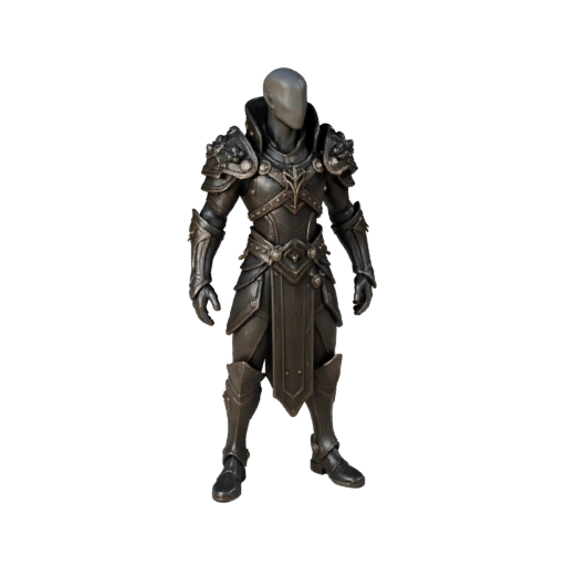 Модель персонажа друида в стиле Sci-Fi - с ригом