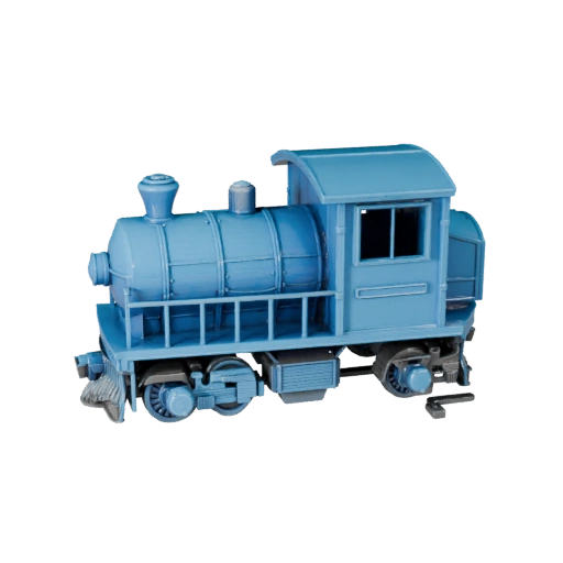 Печатный грузовой поезд STL 3D модель для коллекционных предметов и