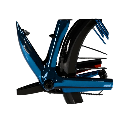 Высокополигональный спортивный велосипед 3D модель для студийных рендеров