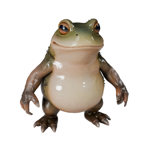 3D модель жабы для Blender - PBR ресурс с текстурами | PBR