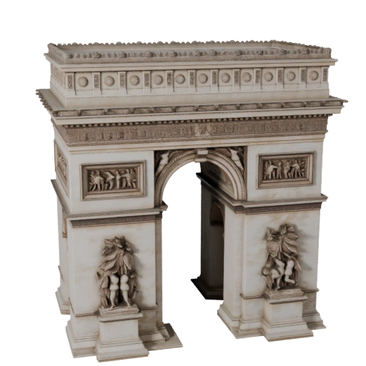 Modello 3D Arco di Trionfo per Blender - Asset di Rendering