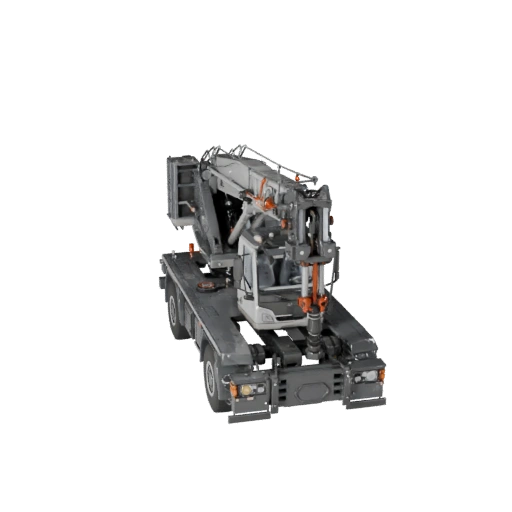 Автокран 3D модель для Blender - готовый к рендерингу ассет