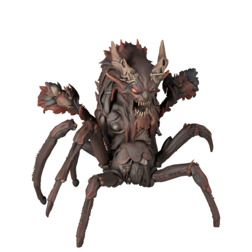 Modelo 3D de Aranha Gigante para Blender - Asset PBR com Texturas