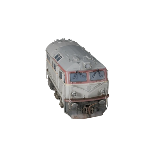 3D модель дизельного локомотива для Blender - Реалистичный PBR