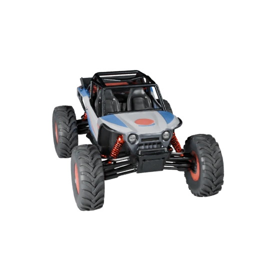 3D модель багги для бездорожья для Blender и игр - PBR ресурс