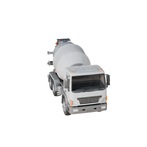 Печатная модель бетономешалки STL для 3D-печати - Дисплей