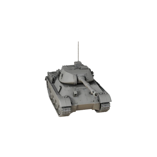 Печатный боевой танк STL 3D модель для коллекционных предметов и