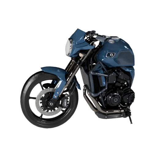 Высокополигональный мотоцикл для приключений 3D модель для студии