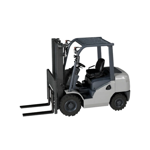 3D модель погрузчика для Unity - Низкополигональный игровой ассет Pro