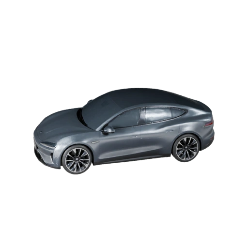 نموذج سيارة كهربائية ثلاثي الأبعاد للمزج والألعاب - PBR واقعي