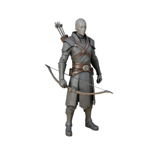 Научная фантастика Рейнджер Арканы Модель Персонажа - С Ригом