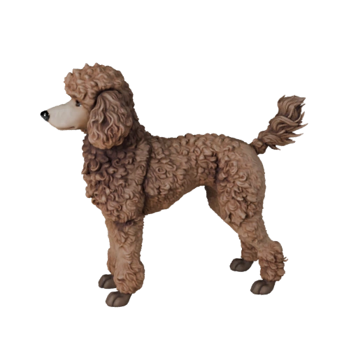 Пудель собака 3D модель для Unity - Готовый игровой ассет, FBX | Бесплатно