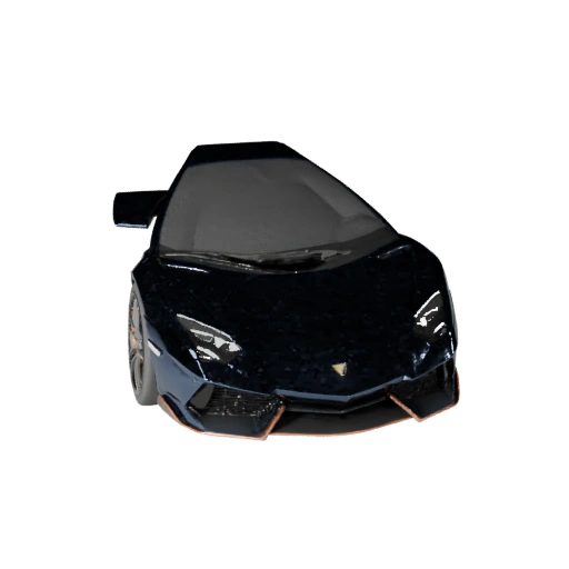 3D модель суперкара в стиле Lamborghini для Blender