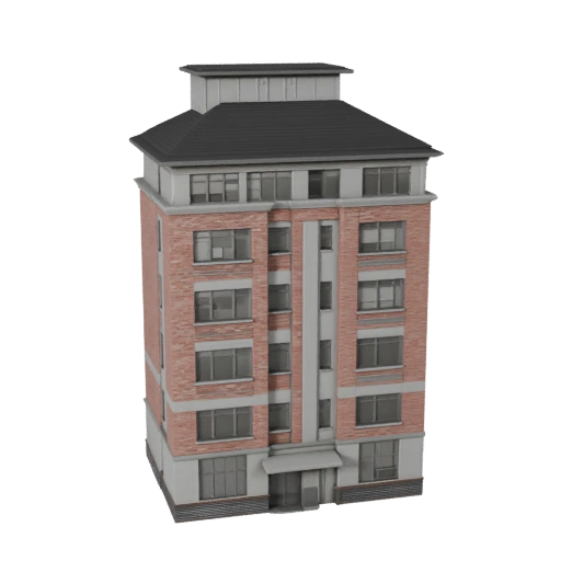 3D модель бунгало - Реалистичный актив для архитектурной визуализации