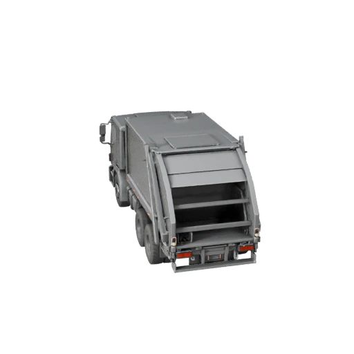 Печатный мусоровоз STL 3D модель для коллекционных предметов и