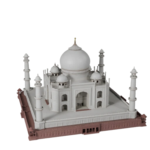 Modello 3D Taj Mahal per Unity - Asset di Gioco per Architettura