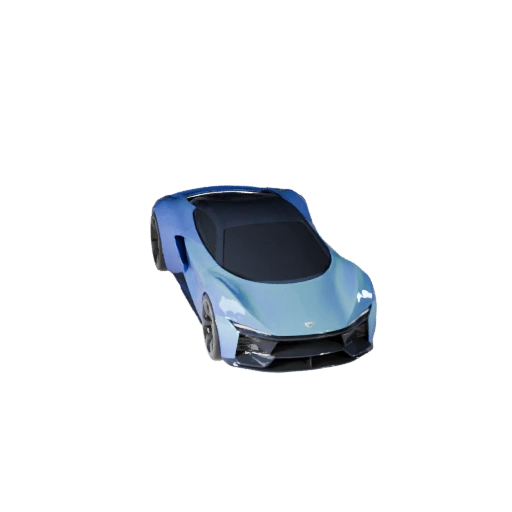 3D модель концепт-кара для Blender и игр - реалистичный PBR (Legacy)