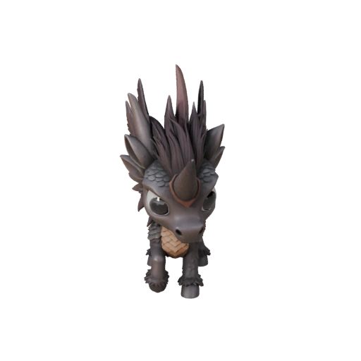 Мультяшный пегас 3D модель - Стилизованный ассет для анимации | PBR