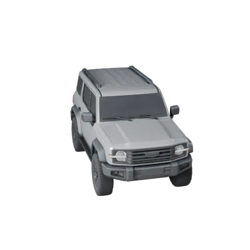 Печатный внедорожник для бездорожья STL 3D модель для коллекционных предметов и
