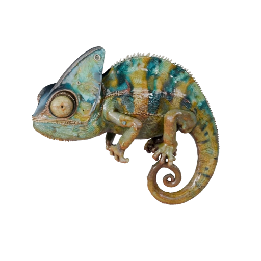 Хамелеон 3D модель для Unity - Готовый игровой ассет, FBX | Без роялти