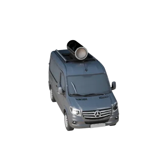 3D модель дома на колесах для Blender - готовый к рендерингу ассет