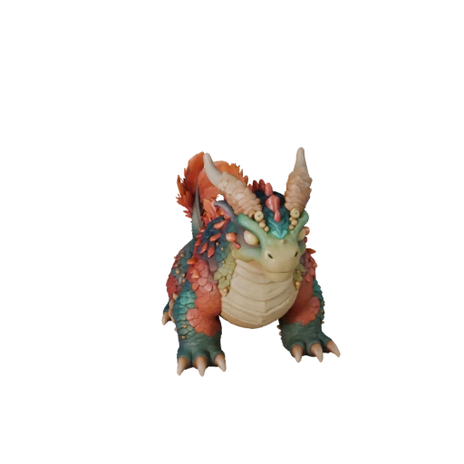 Мультяшный Василиск 3D Модель - Стилизованный Ассет для Анимации | PBR