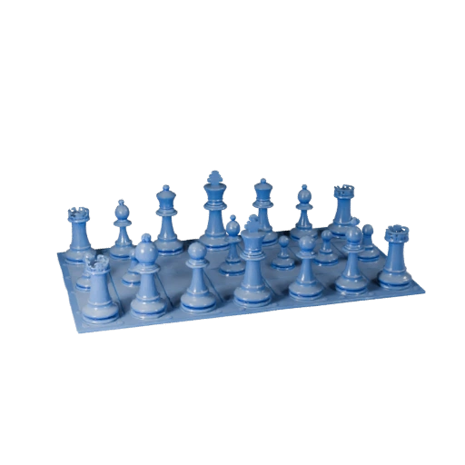Realistic Classic Chess Piece Set | Drop-In Scene Asset