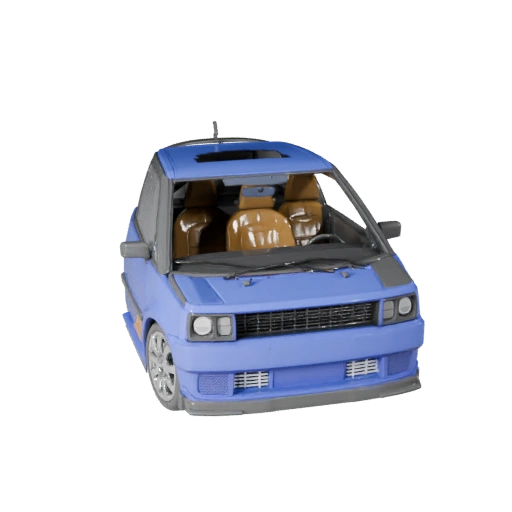 Кроссовер 3D Модель для Unity - Низкополигональный Игровой Ассет