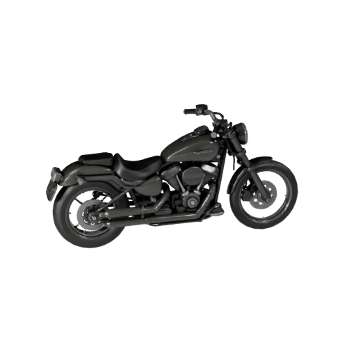 Печатный круизер мотоцикл в стиле харлей STL 3D модель