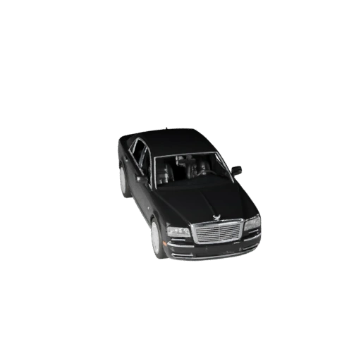 3D модель роскошного седана для Blender - готовый к рендерингу ассет (Legacy)