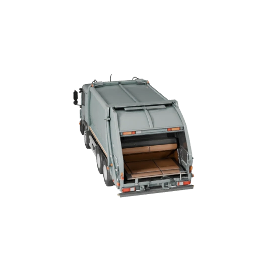 3D модель мусоровоза для Blender и игр - PBR ассет