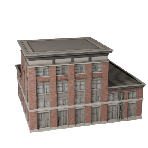 Casa prefabbricata high poly 3D per Archviz per Architettura