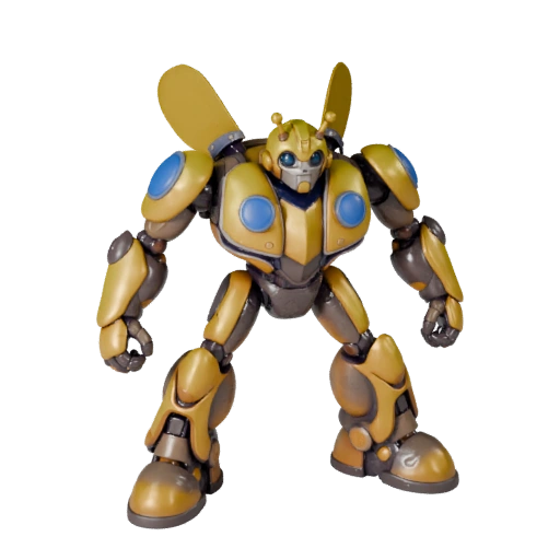 Мультяшный шмель 3D модель - Стилизованный ассет для анимации | PBR