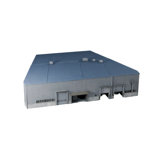 3D модель склада верфи для Blender - Рендер-актив